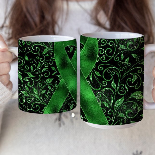 Green Awareness Ribbon Mug Design (Creator Uploaded)