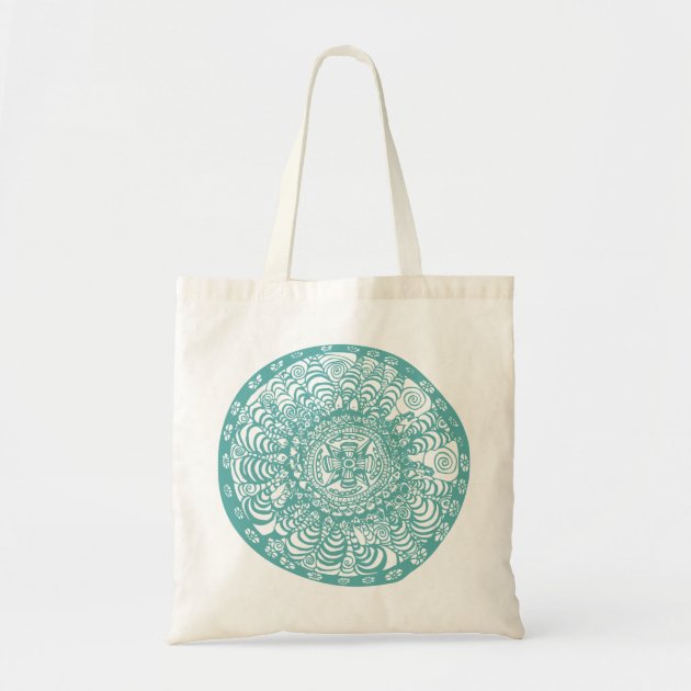 mandala tote bag