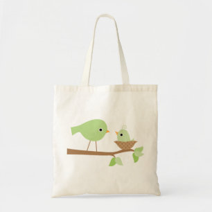 Green Baby Bird Tote Bag