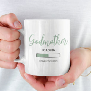 Green Baby Loading In 2025 Godmother Proposal Coffee Mug