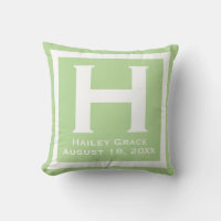 Green Baby Name Birthday Newborn Girl Boy Gift