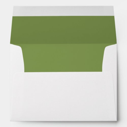 Green Baby Shower Envelope