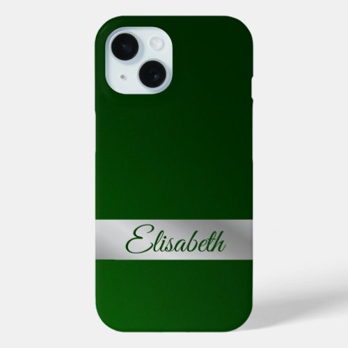 green background iPhone 15 case