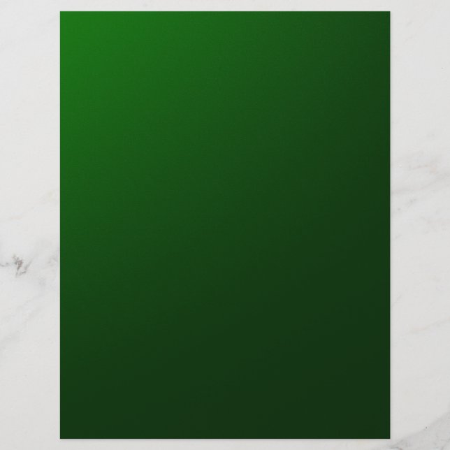 green background flyer (Front)