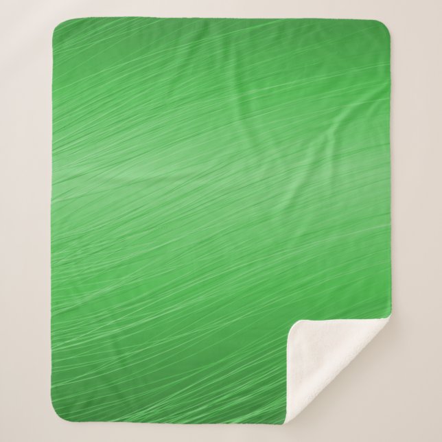 Green background texture template sherpa blanket (Front)