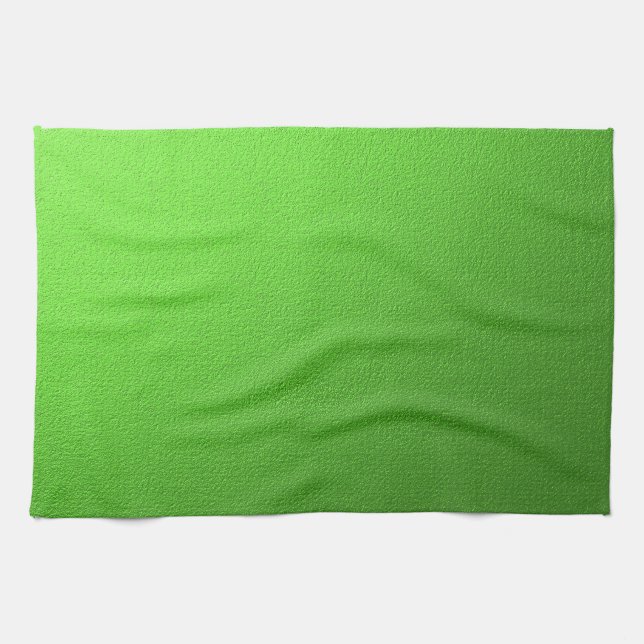 green background towel (Horizontal)