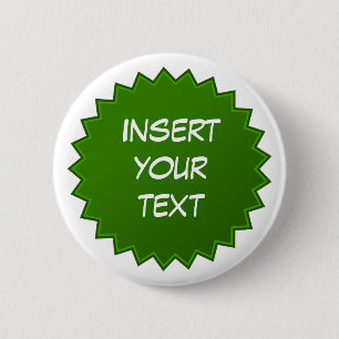 Green badge button