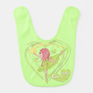Green Ballerina Bib