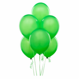 Green Balloons Sculpture