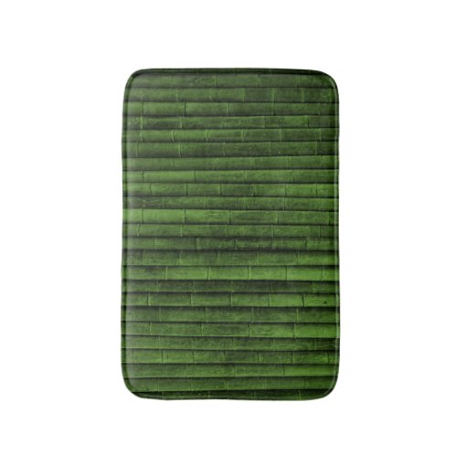 Green Bamboo Bathroom Mat Zazzle