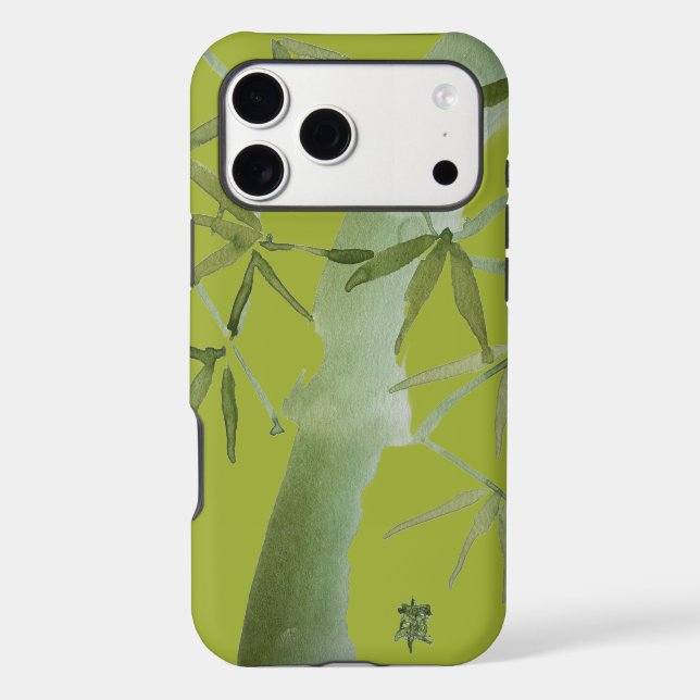 Green Bamboo Case-Mate iPhone Case (Back)