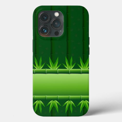 Green Bamboo iPhone 5 Barely There Case