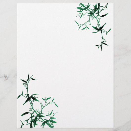 Green Bamboo Letterhead (Front)