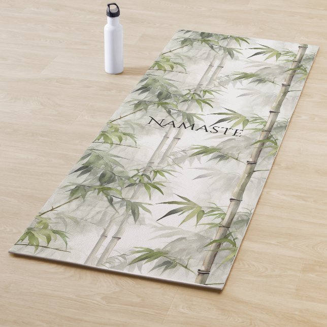 Green Bamboo Mindfulness   Yoga Mat (In Situ)