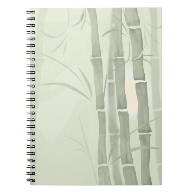Green bamboo notebook (Front)