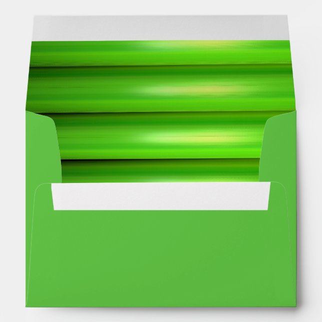 green bamboo picture envelope (Back (Bottom))