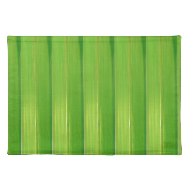Green bamboo placemat (Front)