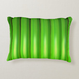Green bamboo set decorative pillow