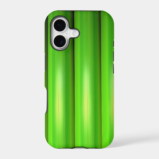 Green bamboo set iphone case (Back)