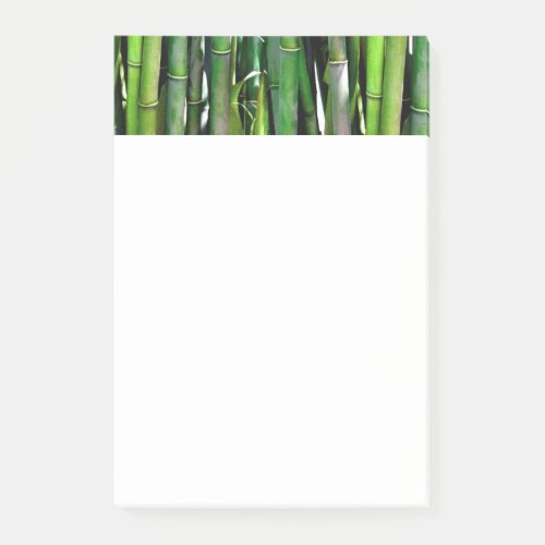 Green Bamboo Stalks Nature Photography Post_it Notes