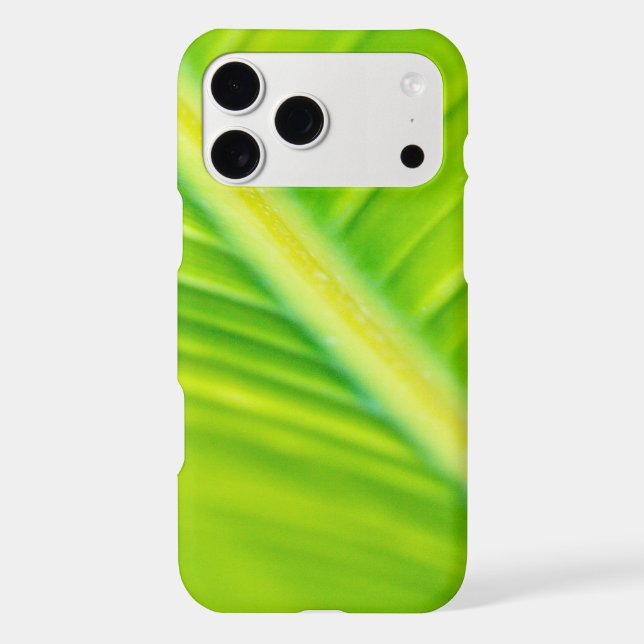 green banana leaf iphone case (Back)