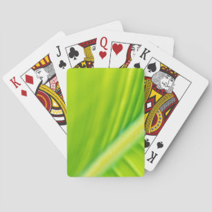 green banana leaf poker cards