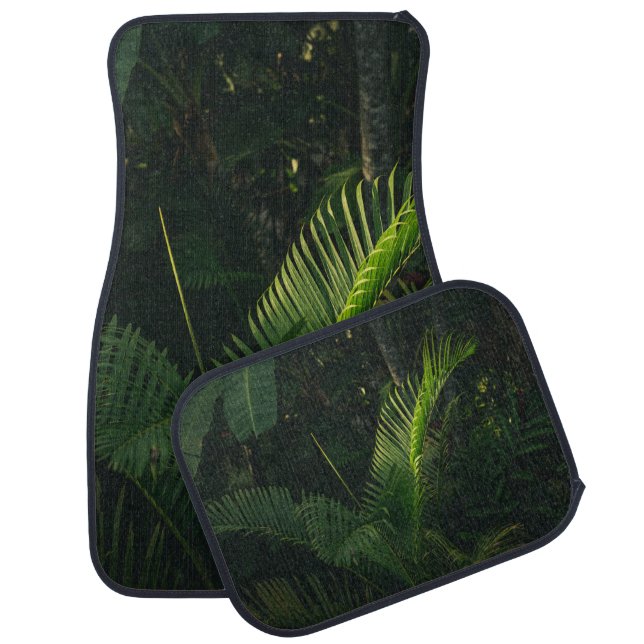 GREEN BANANA TREE DURING DAYTIME CAR FLOOR MAT (Set)