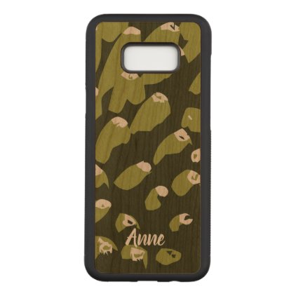 Green Bananas Carved Samsung Galaxy S8+ Case