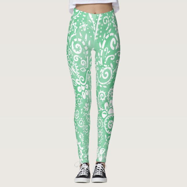 Green Bandana Leggings (Front)