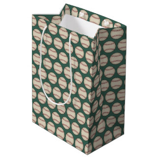 Green Baseball Gift Bag