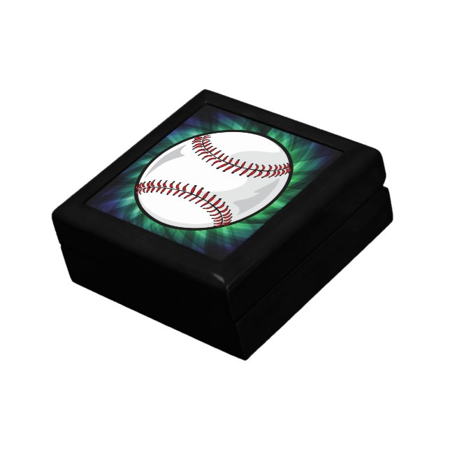 Green Baseball Jewelry Box (Side)