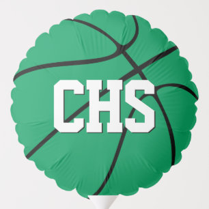Green Basketball Team Party/Player Birthday Sports Balloon