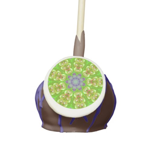 GREEN BAUBLES  CAKE POPS  Yummy Green Purple 