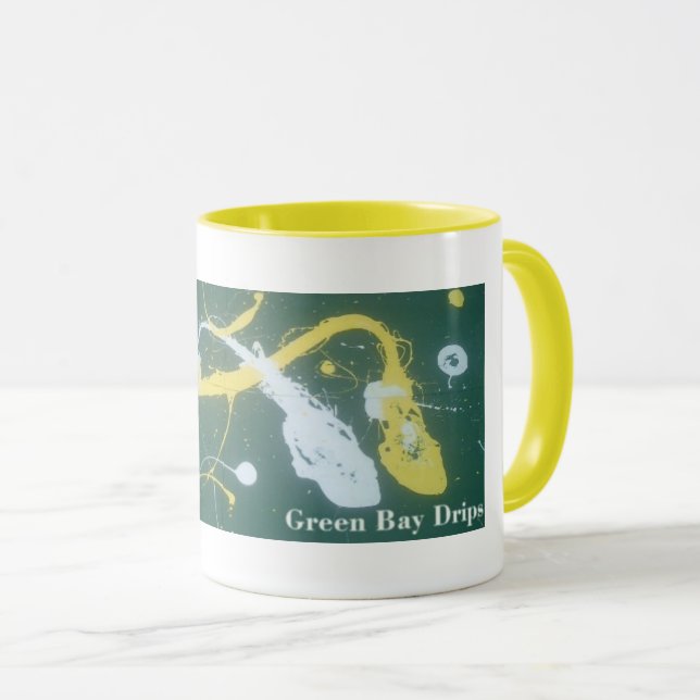 green bay drips mug (Front Right)