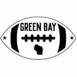 Green Bay Football Theme Cutout<br><div class="desc">Green Bay Football Theme</div>