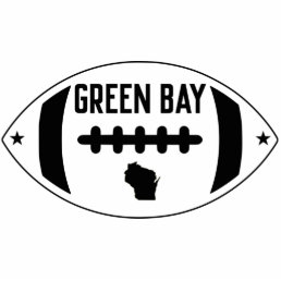 Green Bay Football Theme Cutout