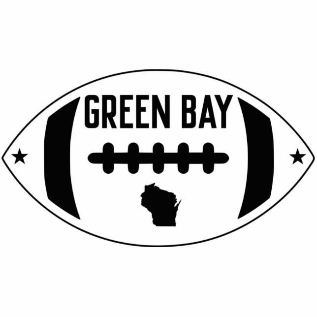 Green Bay Football Theme Cutout (Front)