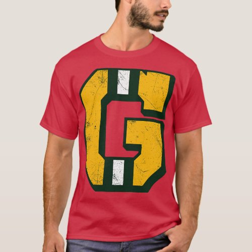 Green Bay G vintage white T_Shirt