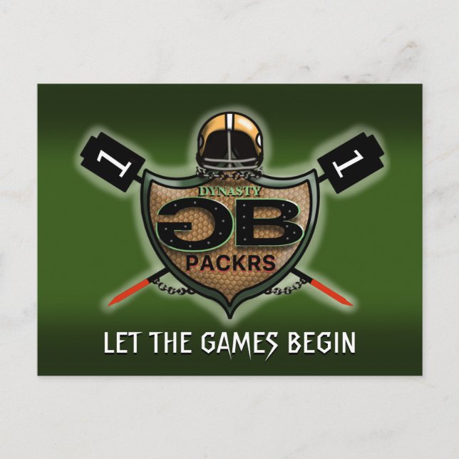 GREEN BAY PACK by Slipperywindow Postcard (Front)