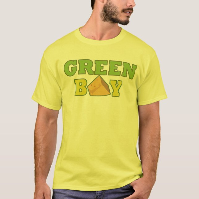 Green Bay T-Shirt-Yellow T-Shirt (Front)