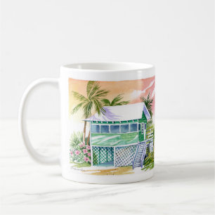 Green Beach Cottage Fort Myers Beach Florida Mug
