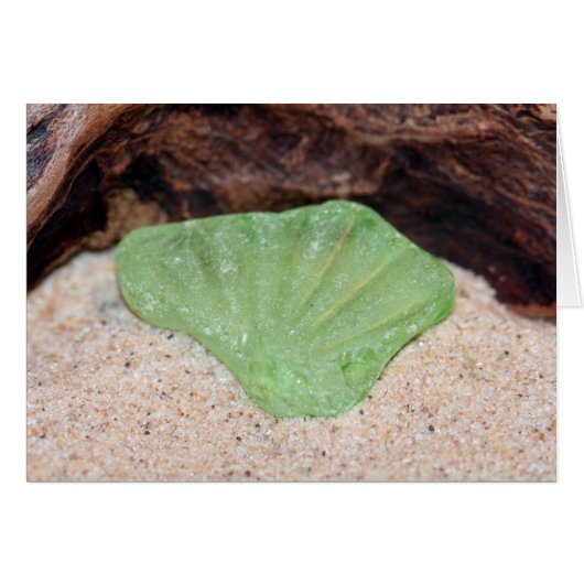 Green Beach Glass Cards (Front Horizontal)