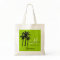 Green Beach Wedding Tote Bag with Palm Trees