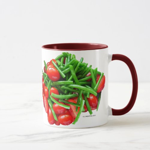 Green Bean and Tomatoes Mug