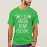 Green Bean Costume Lazy Funny Last Minute Hallowee T-Shirt
