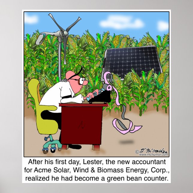 Green Bean Counter Poster (Front)