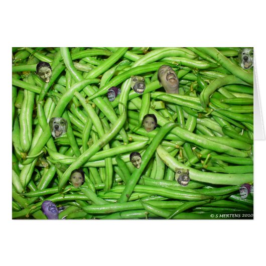 Green Bean Heads! Cards (Front Horizontal)