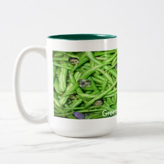 Green Bean Heads! mug