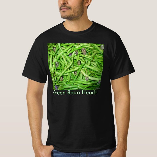 Green Bean Heads Valve T-Shirt (Front)