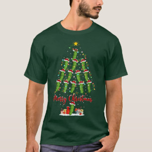 Green Bean Lover Matching Santa Green Bean Christm T-Shirt